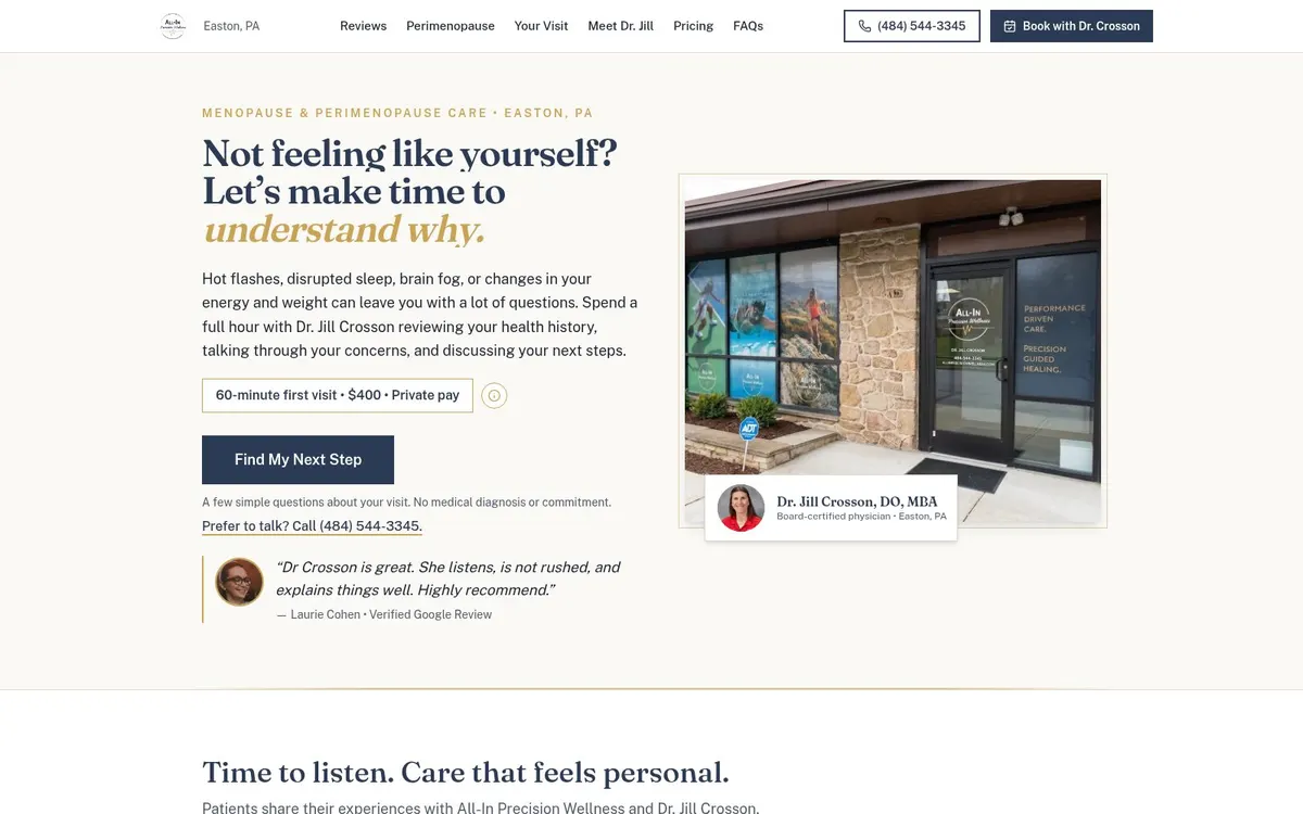 hormones.allinprecisionwellness.com — website by Blissbranding